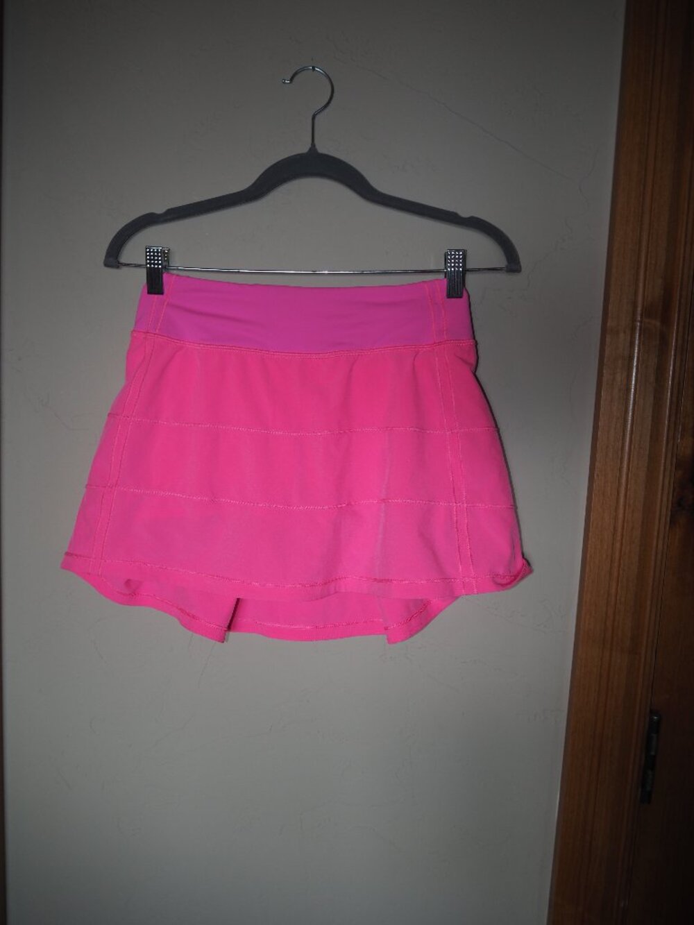 Lululemon Pace Rival Skirt Tall Hot Pink Size 2 Tennis Running